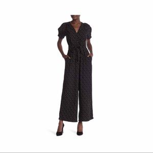 NWT Max Studio black polka dot jumper with…